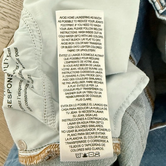 Frame Le Palazzo Crop Mermaid Wide Leg Flare Jeans 29 - Picture 8 of 12